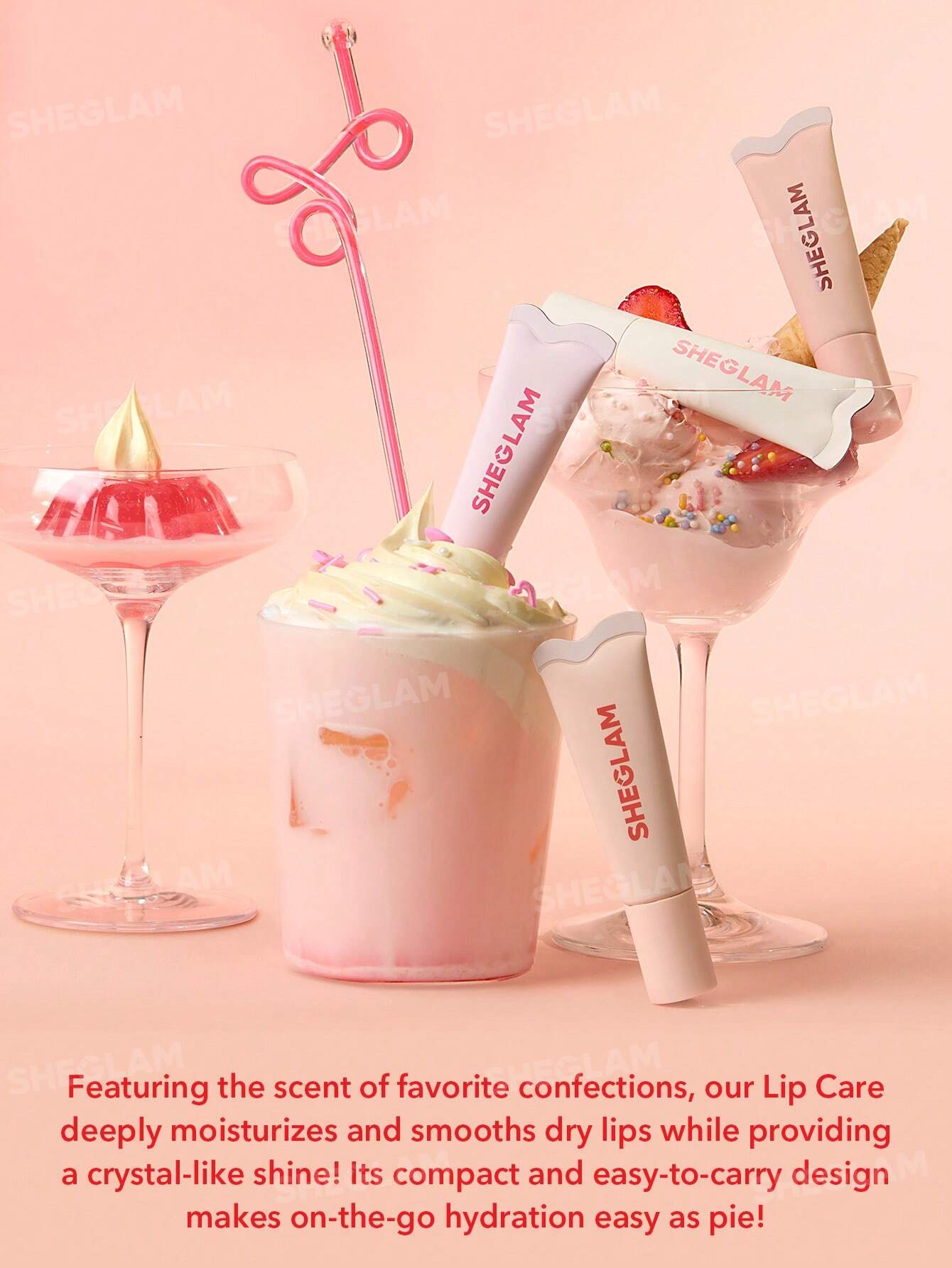Buy One Get Two Free Sheglam Crystal Glaze Moisturizing Lip Care