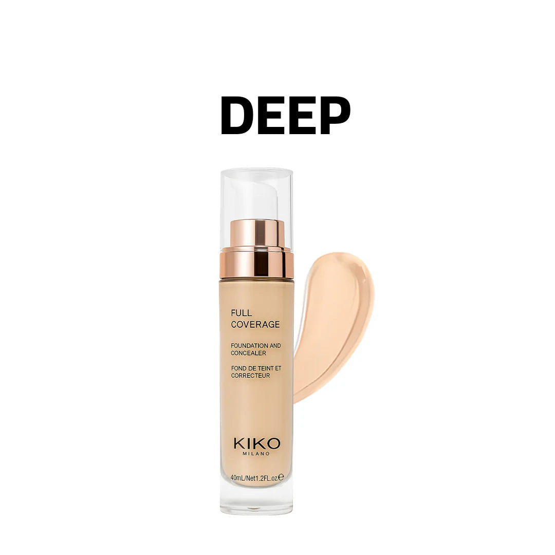 KIKO Bundle 5 pieces " Foundation, Lip gloss, kiko double, Mascara and Eyeliner "
