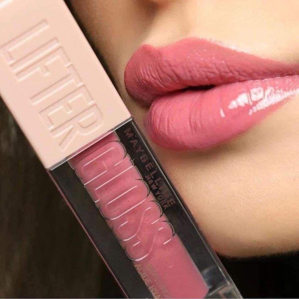 Buy 1 Get 2 Free ( 3 pieces ) Maybelline Lifter Gloss - With Hyaluronic Acid, Hydrating Lip Gloss, Plumping Lip Balm