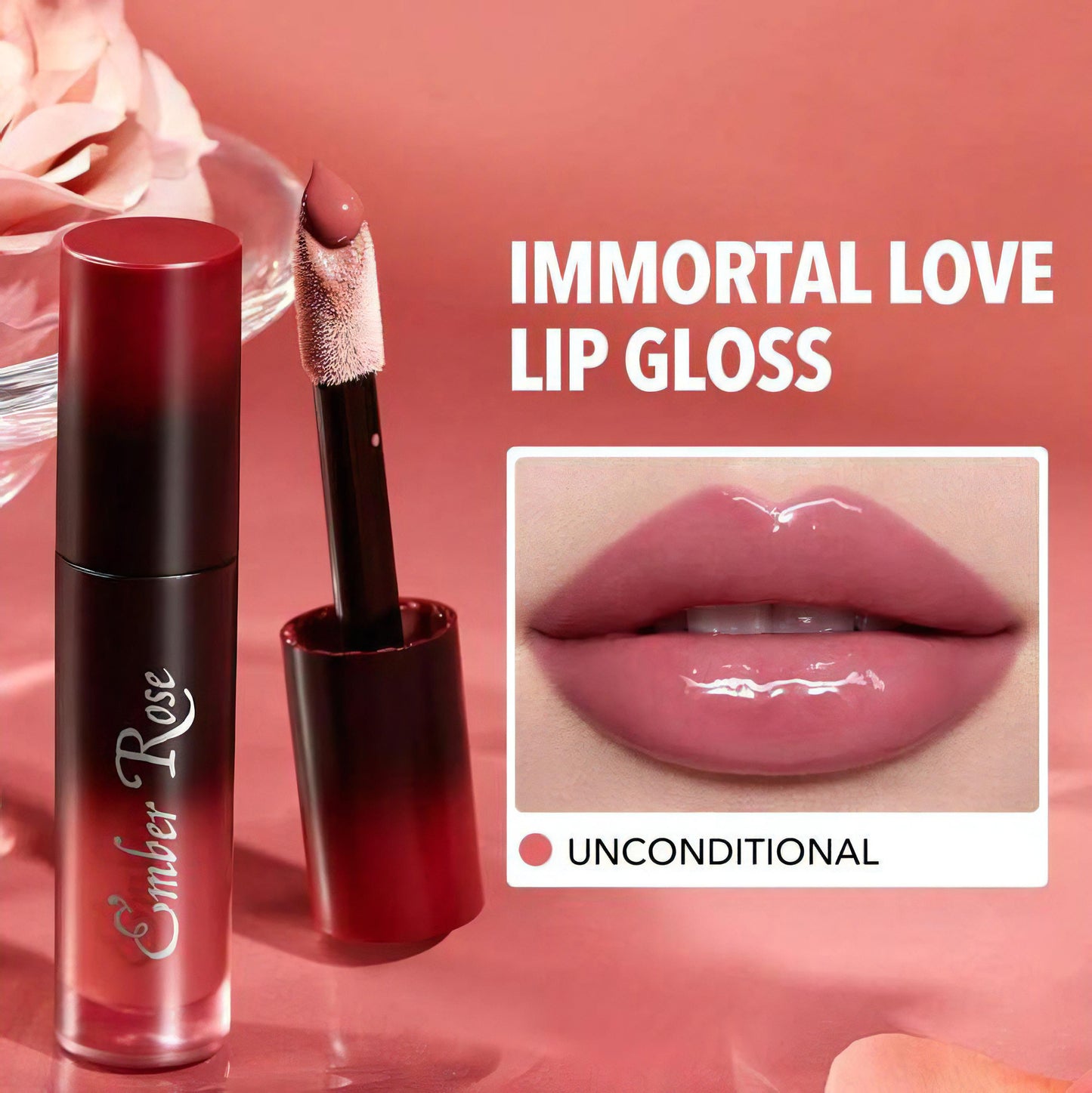 Sheglam Ember Rose Lip Gloss Offer "Buy One Get One Free"