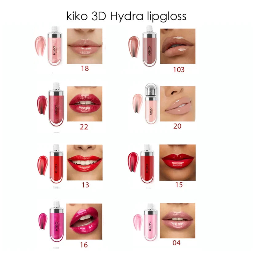 KIKO Bundle 5 pieces " Foundation, Lip gloss, kiko double, Mascara and Eyeliner "