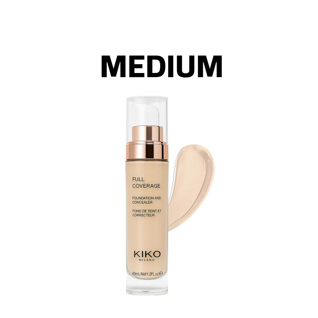 KIKO Bundle 5 pieces " Foundation, Lip gloss, kiko double, Mascara and Eyeliner "
