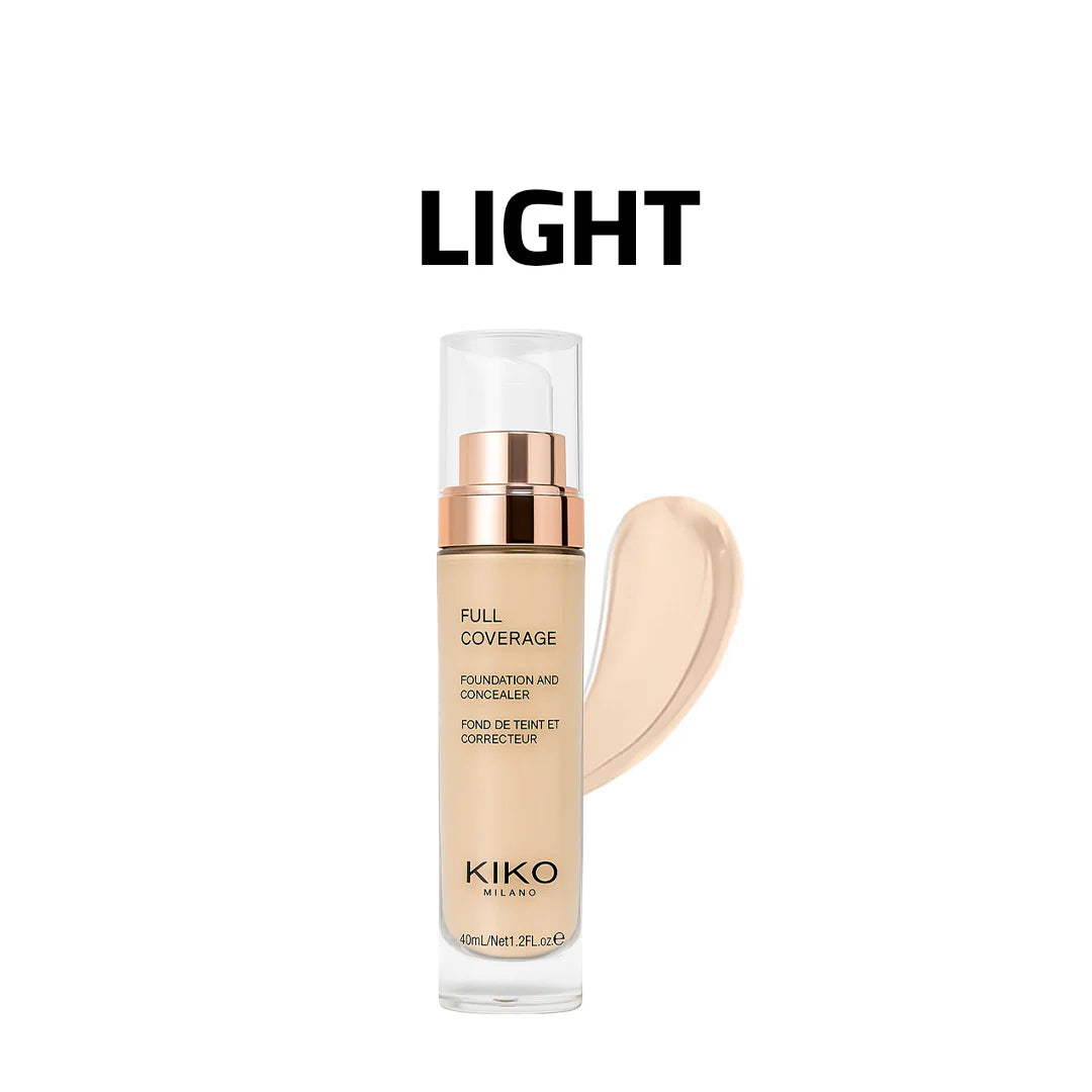 KIKO Bundle 5 pieces " Foundation, Lip gloss, kiko double, Mascara and Eyeliner "