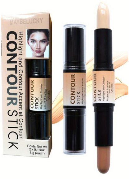 Buy 1 Get 1 Free " 2pieces " Double Headed Contour& Concealer Stick